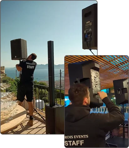 Installation de matériels sonores