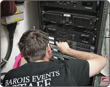 Installation de câbles